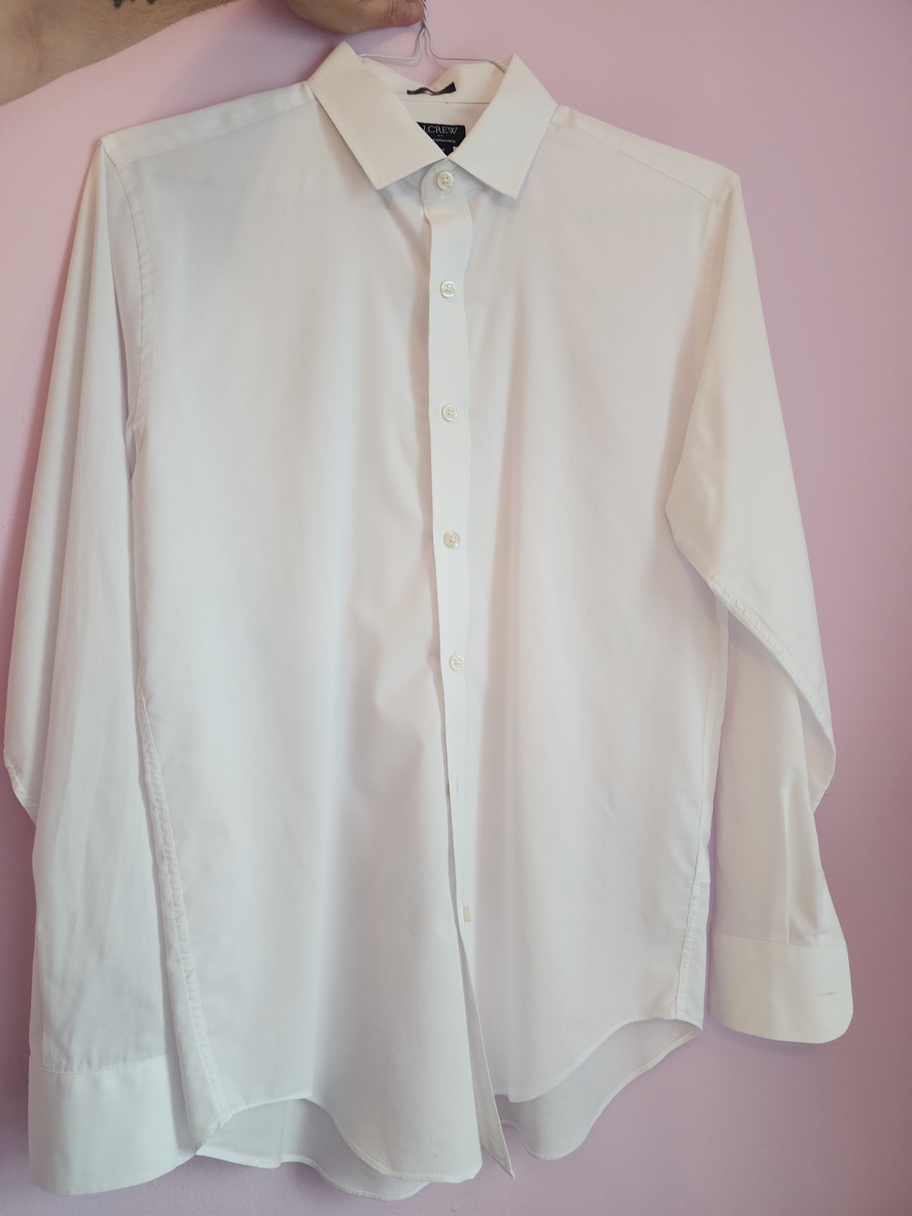 J. Crew Performance Slim Fit Dress Shirt- White Size M